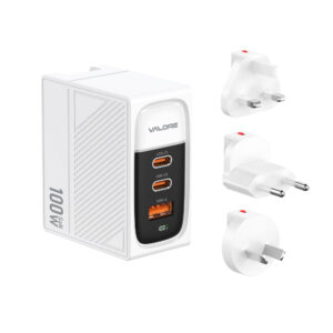 Valore PD100W GaN Wall Charger with Digital Display